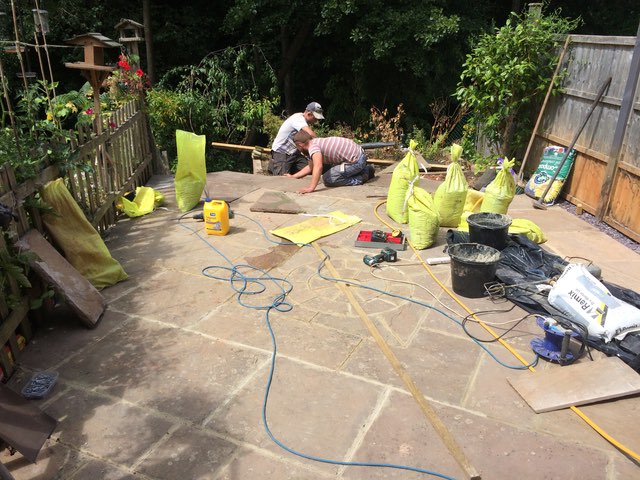  Adding too and rejointing an old patio 
