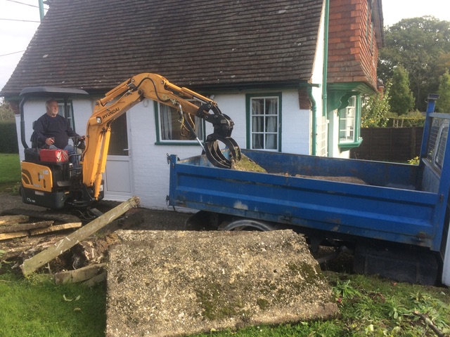  Removing old concrete 