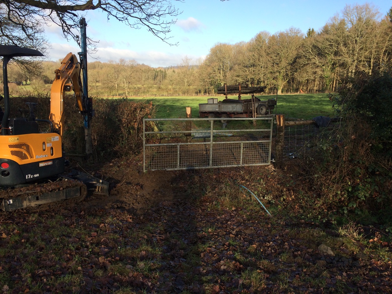  Fencing repairs and rehang a gate 