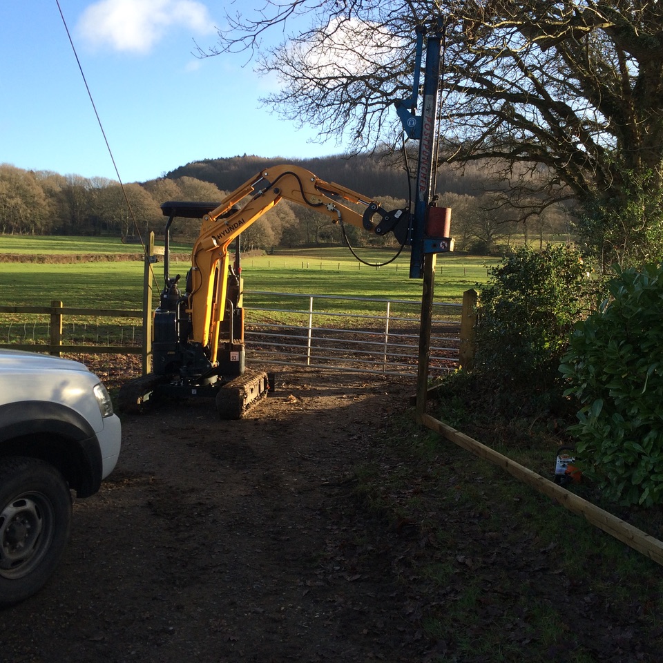  Post and rail fencing 